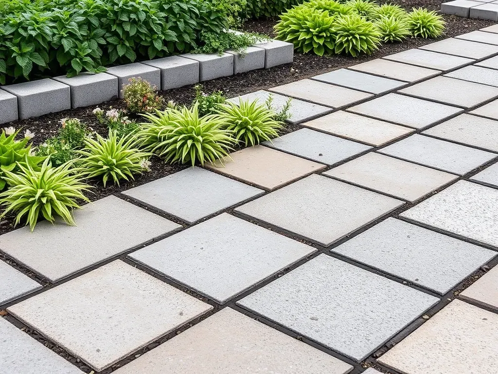 aranżacje ogrodu z kostką betonową