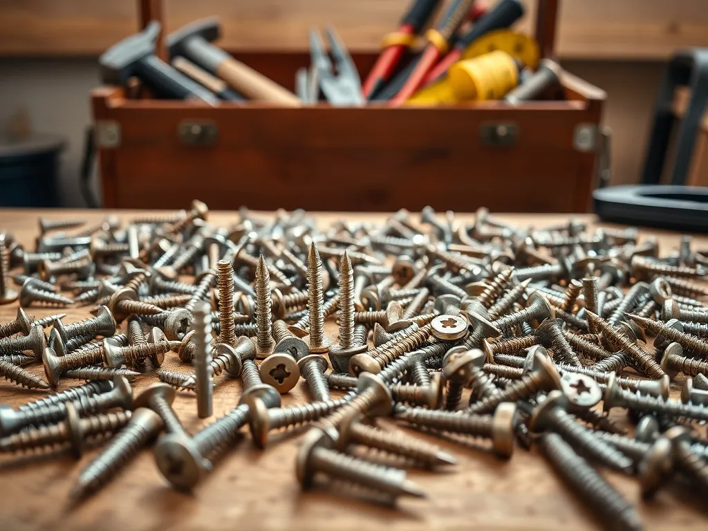 Typowe rozmiary i parametry techniczne wkrętów ciesielskich