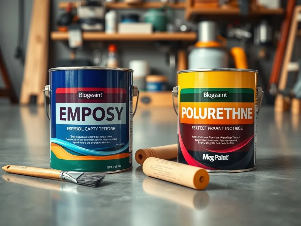 Farby do posadzek – różnice między farbami epoksydowymi a poliuretanowymi